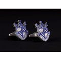 Stainless Steel Cufflinks - Custom Coat of Arms